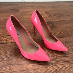 Steve Madden Pink Patent Leather Heels